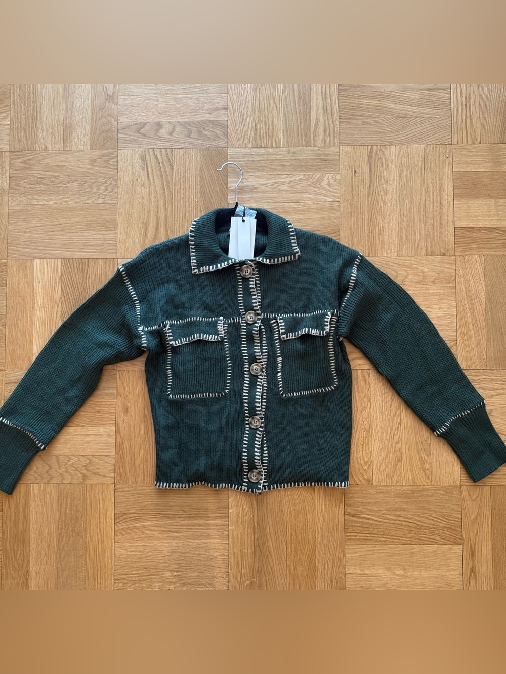 Central Park West Whipstitch Cardigan